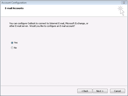 Outlook 2007 at Email Address Store