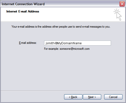 OutlookExpress at Email Address Store