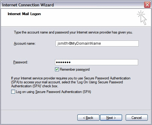OutlookExpress at Email Address Store