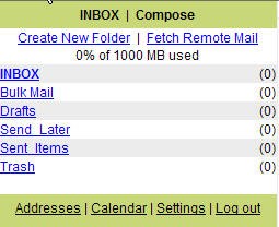 Setup folders to manage your messages